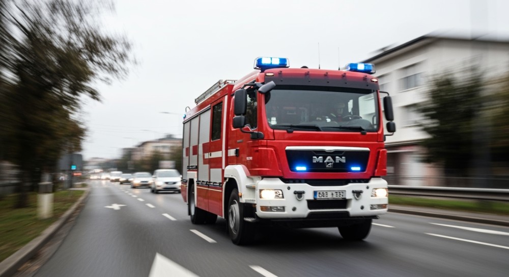 Piorun uderzył w dach, wywołując pożar w Dąbrowie Górniczej – relacja z akcji ratunkowej