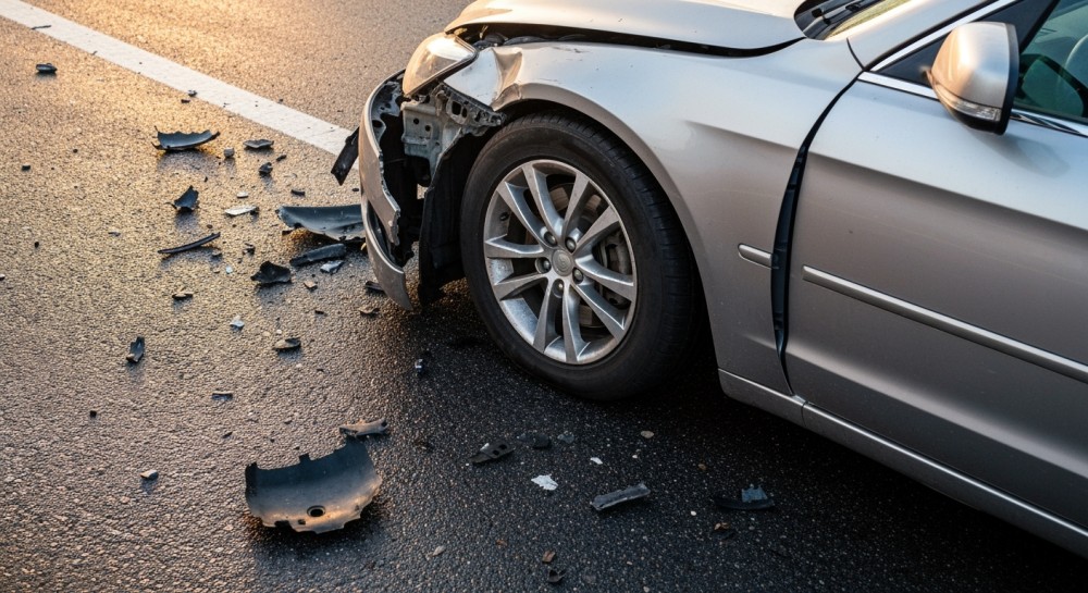 Poważne zderzenie ciężarówek na A4 w Gliwicach – kierowca ranny, autostrada zablokowana!