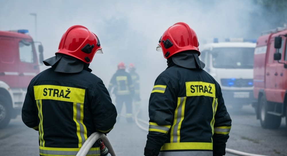 Pożar w katowickiej szkole: Uczniowie ewakuowani w błyskawicznej akcji ratunkowej
