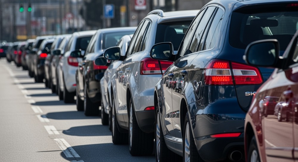 Katowice w zastoju: Marsz gwiaździsty paraliżuje ruch!