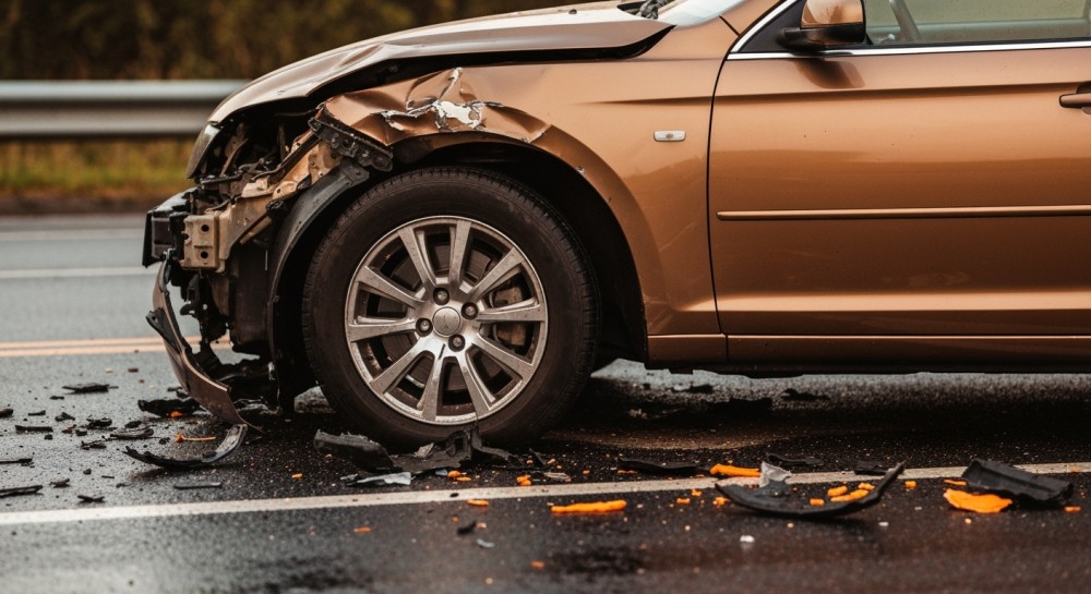 Wypadek w Kobiórze: rowerzysta w szpitalu, ruch wahadłowy wprowadzony