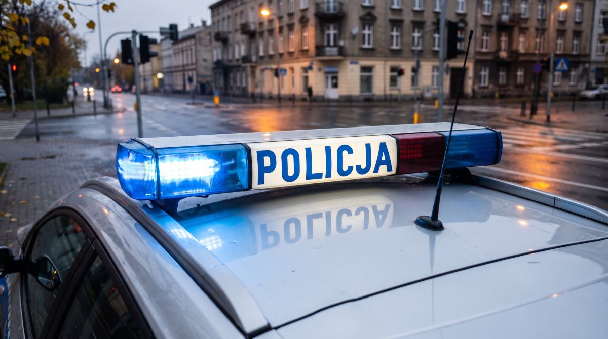 Bezpieczne przejazdy kolejowe – działania bielskiej policji z dronem w akcji