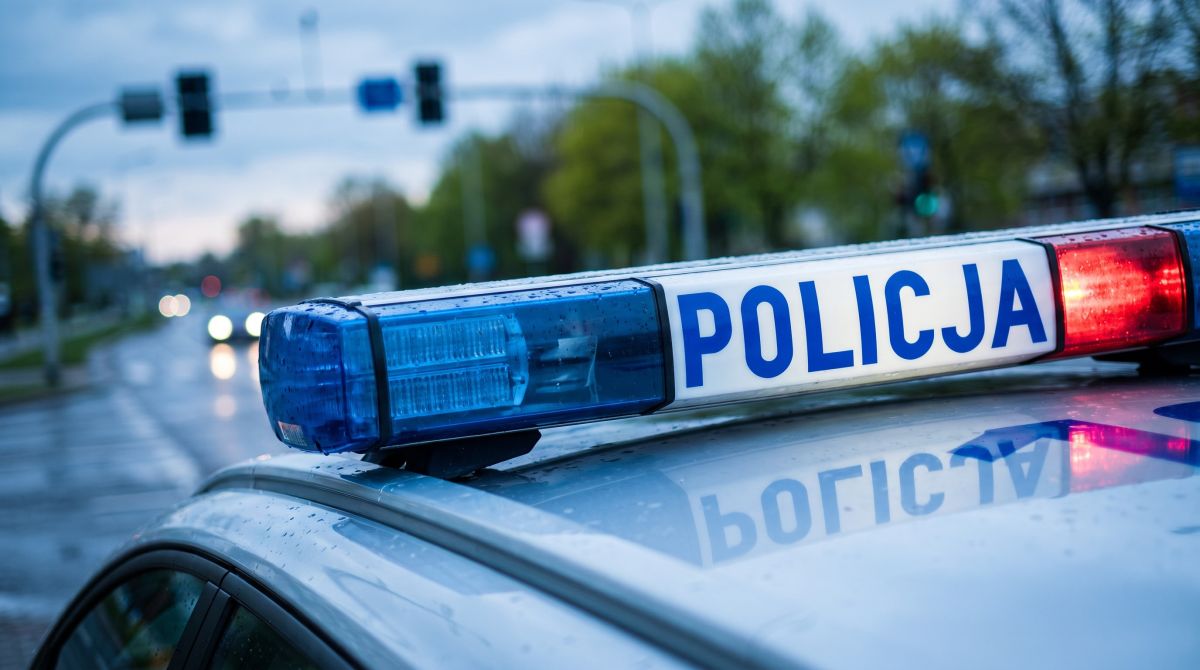 Koparka na drodze: 65-latek bez prawa jazdy w tarapatach