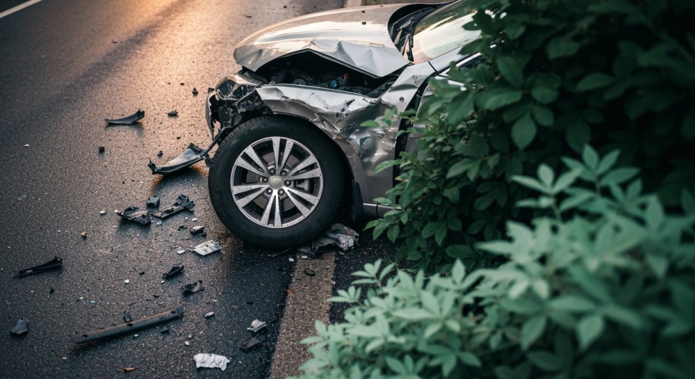 Wypadek w Jankowicach: Kierująca skodą nie ustąpiła pierwszeństwa motorowerzyście