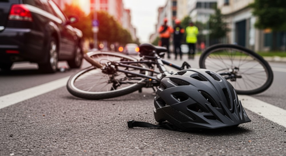 Młody bohater dziękuje policjantom za odzyskanie skradzionego roweru”